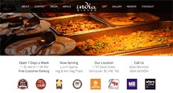 Desktop Screenshot of indiabistro.ca